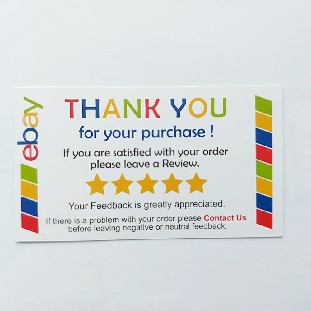 ♥️ 5x25 / 50 Thank You Cards